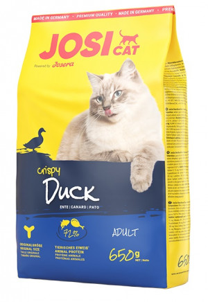 JOSERA JosiCat Crispy Duck - sucha karma dla kota - 650 g