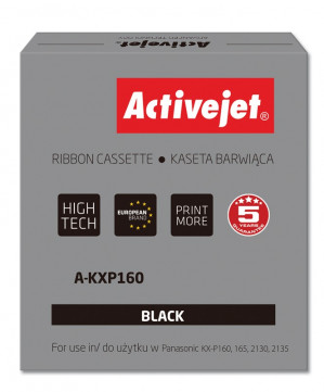Activejet A-KXP160 Taśma do drukarki Panasonic, Zamiennik Panasonic KXP160; Supreme; 3.000.000 znaków; czarny.