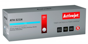 Activejet ATH-321N Toner do drukarki HP, Zamiennik HP 128A CE321A; Supreme; 1300 stron; błękitny.