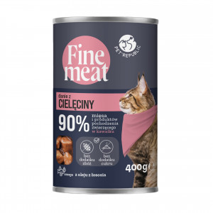 FINE MEAT Danie z cielęciny dla kota 400 g