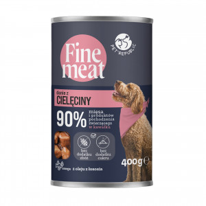 FINE MEAT Danie z cielęciny dla psa 400 g