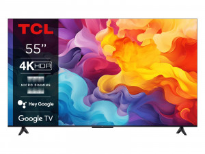 Telewizor TCL 55V6B LED 55'' 4K Ultra HD Google TV Dolby Audio DVB-T2 Czarny