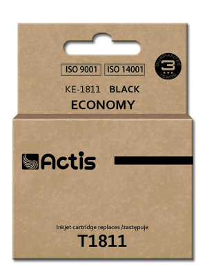 Actis KE-1811 Tusz do drukarki Epson, Zamiennik Epson T1811; Standard; 18 ml; czarny.