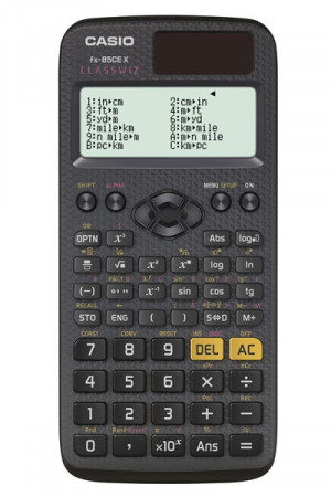 CASIO FX-85CEX KALKULATOR NAUKOWY, BIUROWY, 379 FUNKCJI, 77X166MM, CZARNY, SZKOLNY, DO NAUKI