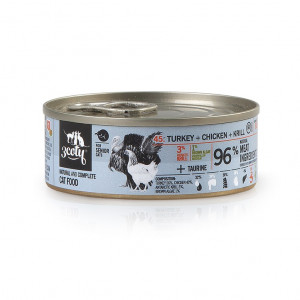 3COTY Indyk z kurczakiem i krylem Senior - mokra karma dla kota - 80g