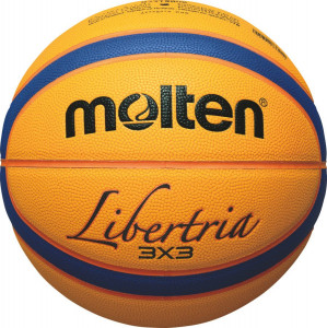 Piłka do koszykówki Molten B33T5000 FIBA outdoor 3x3 żółta rozm. 6