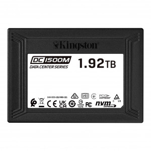 Dysk SSD Kingston DC1500M 1.92TB U.2 NVM SEDC1500M/1920G (DWPD 1)