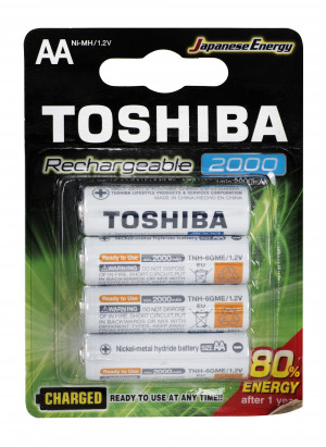 Akumulator Toshiba READY TO USE TNH-6GME BP-4C AA 2000mAh Blister 4 szt.