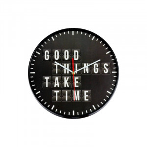 Zegar ścienny TECHNOLINE WT775485 Good Things Take Time 35 cm