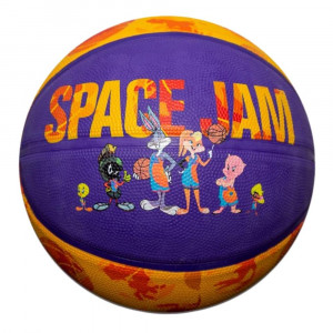 Piłka do koszykówki Spalding Space Jam Tune pomarańczowo-fioletowa rozm. 7 84595Z