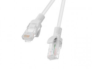 Lanberg Patchcord RJ45, kat. 6, UTP, 1m, szary