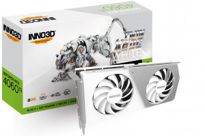 Karta graficzna INNO3D GeForce RTX 4060Ti Twin X2 OC WH 8GB