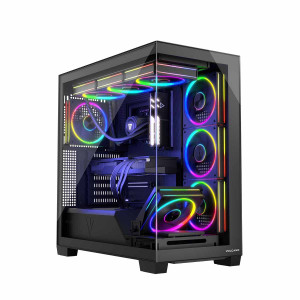 MODECOM OBUDOWA VOLCANO STELLAR ARGB MIDI 8F BLACK
