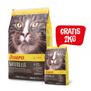 JOSERA Naturelle - sucha karma dla kota - 10kg + 2kg GRATIS!
