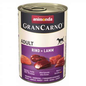 ANIMONDA Grancarno Adult wołowina i jagnięcina - mokra karma dla psa - 400 g