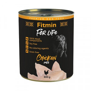 FITMIN for Life Kurczak - mokra karma dla psa - 800 g