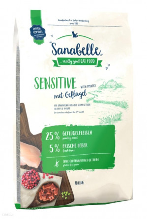 BOSCH Sanabelle Sensitive - sucha karma dla kota - 10 kg