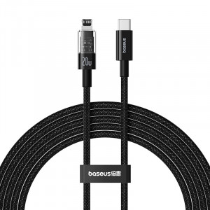 Kabel Baseus Gem USP C-IP 20W 2m (czarny)