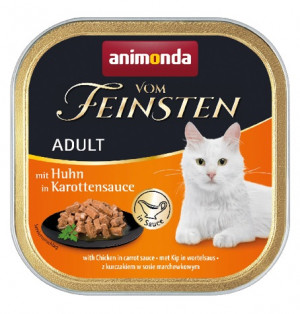 ANIMONDA Vom Feinsten Adult Kurczak w sosie marchewkowym - mokra karma dla kota - 100g