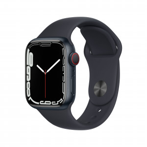 Apple Watch 7 41mm + LTE Midnight Aluminium