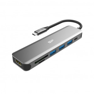 Stacja dokująca Silicon Power SU20 7in1 USB-C PD,