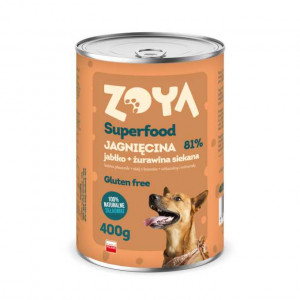 ZOYA Superfood Jagnięcina - mokra karma dla psa - 400g