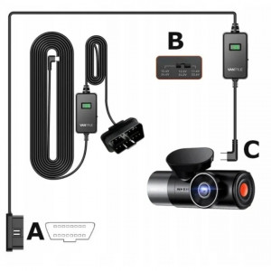 Adapter zasilania OBD USB-C VANTRUE VP04