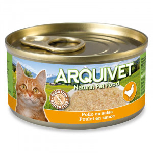 ARQUIVET Kurczak w sosie - mokra karma dla kota - 80g
