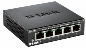 D-LINK DES-105 5x100Mbps Desktop Switch Metal