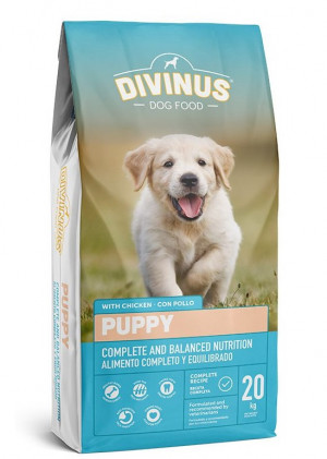 DIVINUS Puppy Kurczak - sucha karma dla psa - 20 kg