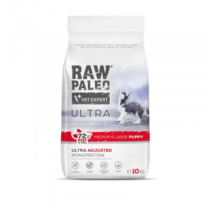 VET EXPERT Raw Paleo Ultra Medium&Large Puppy Wołowina - sucha karma dla szczeniąt - 10kg