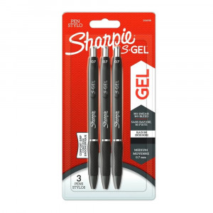 Sharpie-długopis żelowy S-GEL czarne blister 3 szt