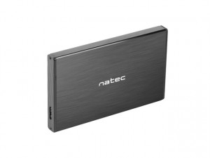 Natec RHINO GO obudowa USB 3.0 na dysk HDD/SSD 2.5'' SATA, czarna Aluminium