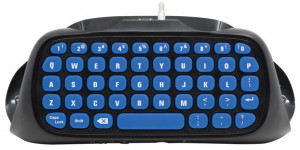 Snakebyte PS4 Key:Pad Klawiatura bezprzewodowa czarno-niebieska