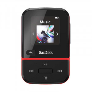 SANDISK MP3 CLIP SPORT GO 16GB Czerwony
