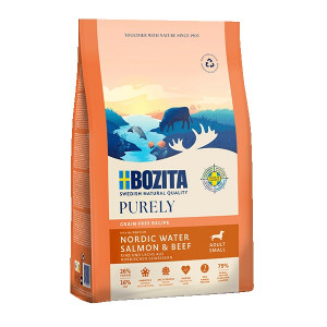 BOZITA Purely Adult Małe rasy Łosoś i wołowina - sucha karma dla psa - 2,5kg