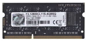 G.SKILL SO-DIMM DDR3 4GB 1600MHZ 1,5V