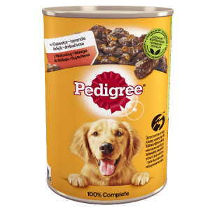 PEDIGREE Adult Wołowina w galaretce - mokra karma dla psa - 24x400g