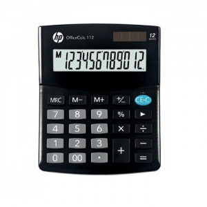 HP Kalkulator biurowy HP OC 112/INT BX, 12-cyfr. wyświetlacz, 125x101x33mm, czarny