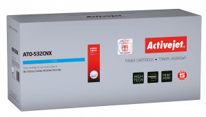 Activejet ATO-532CNX Toner do drukarki OKI, Zamiennik OKI 46490607; Supreme; 6000 stron; Błękitny.