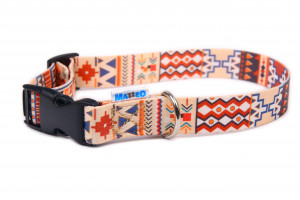 Obroża Klamra Plastikowa - Boho 30mm, 40-70cm