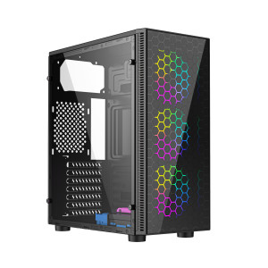 GEMBIRD OBUDOWA FORNAX 500 MIDI-TOWER, USB 3.1
