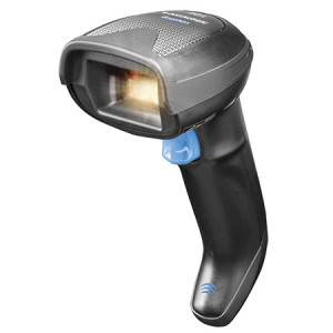 Bezprzewodowy czytnik kodów kreskowych Datalogic Gryphon GM4500-BK-433K1 2D/USB/Czarny/Kabel USB/podstawka/Baza ładująca