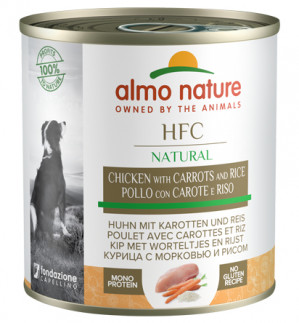 ALMO NATURE Classic Dog Kurczak, marchew i ryż 280g