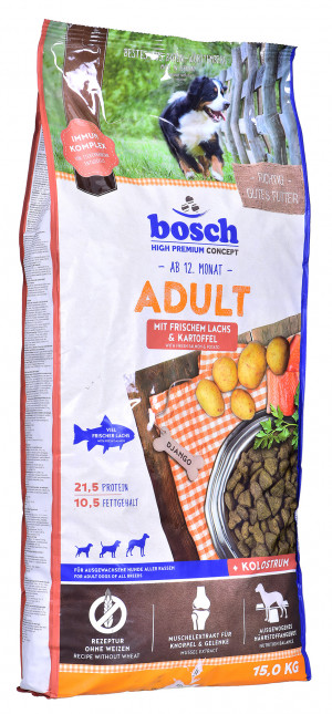 BOSCH Adult Fresh Salmon & Potato - świeży łosoś i ziemniaki 15kg