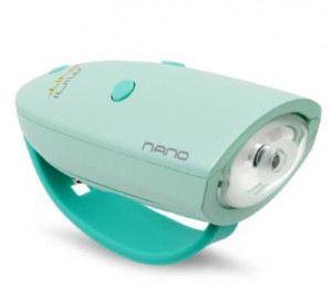 Lampka rowerowa z klaksonem HORNIT Nano Mint /Green 6266GRG