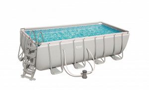 Bestway 56670 Basen prostokątny stelażowy Power Steel 488x244x122