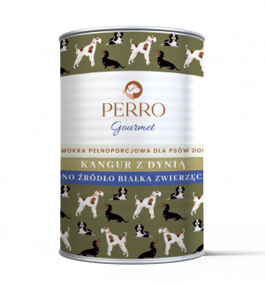 PERRO Gourmet Kangur z dynią - mokra karma dla psa - 400g