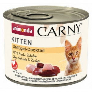 ANIMONDA Carny Kitten Koktajl drobiowy - mokra karma dla kota - 200g
