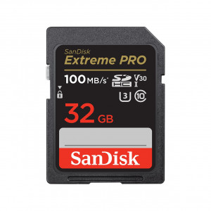 SANDISK EXTREME PRO SDHC 32GB 100/90 MB/s A2